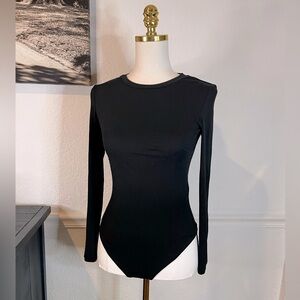 ❤️‍🔥 3 for $25 (bundle) Elodie Classic Black Long Sleeve Bodysuit